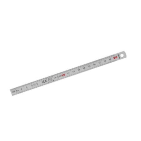 Wonday BRE500072 ruler Desk ruler 500 mm Stainless steel Grey 1 pc(s)