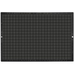 Wonday Ardoise en plastique, uni/quadrillé, noir