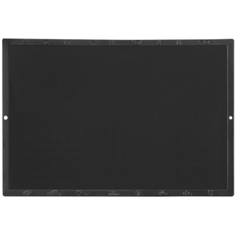 Wonday Ardoise en plastique, uni/quadrillé, noir