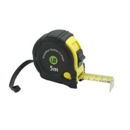 Wonday BME050081 ruler Rolling ruler 5000 mm ABS, Thermoplastic Rubber (TPR) Black, Yellow 1 pc(s)