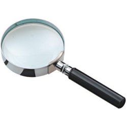 Wonday Loupe de lecture avec poignée, ronde, diamètre: 75 mm