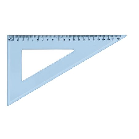Wonday FTS750162 ruler Desk ruler 220 mm Plastic Light Blue