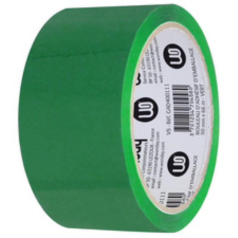 Wonday Ruban adhésif d'emballage, en PP, 50 mm x 66 m, bleu