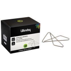 Wonday Attaches croisées, nickelé, 47 x 53 mm