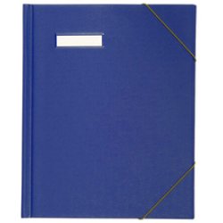 ELBA Chemise à courrier A4 en PVC, avec élastique, noir