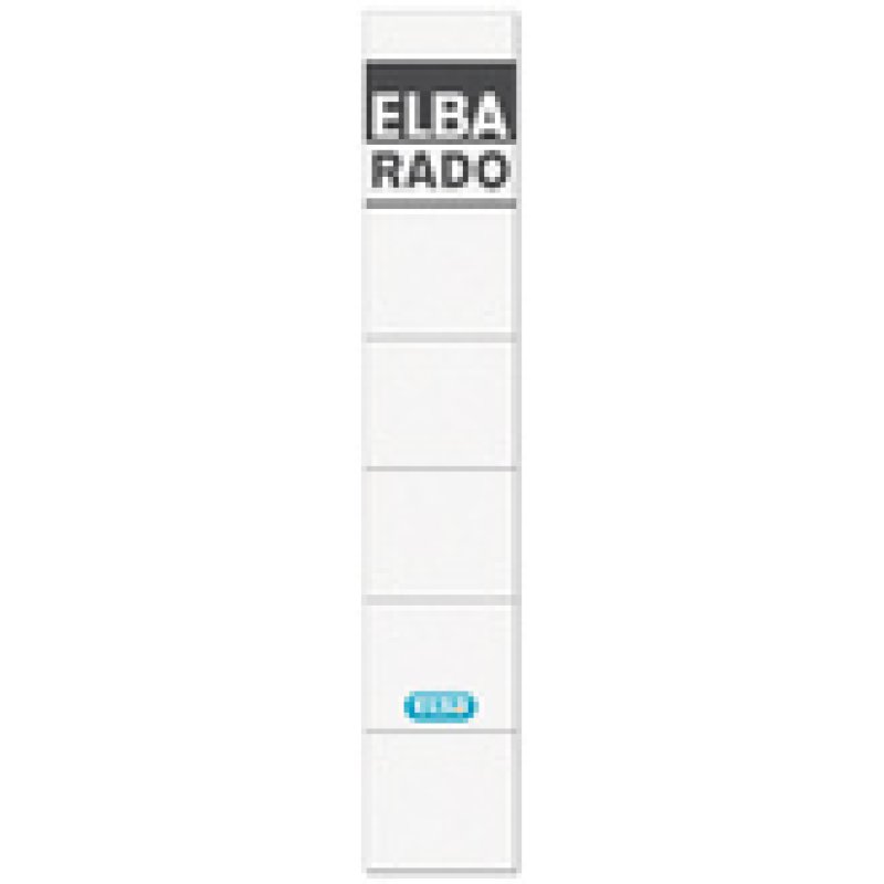 ELBA Etiquette pour dos de classeur "ELBA RADO" - blanc