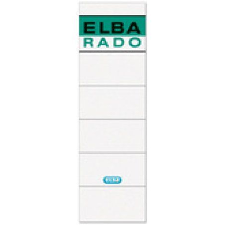 ELBA Etiquette pour dos de classeur "ELBA RADO"- blanc