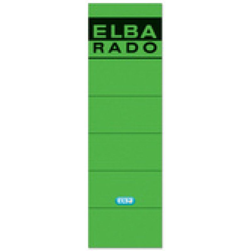 ELBA Etiquette pour dos de classeur "ELBA RADO"- blanc