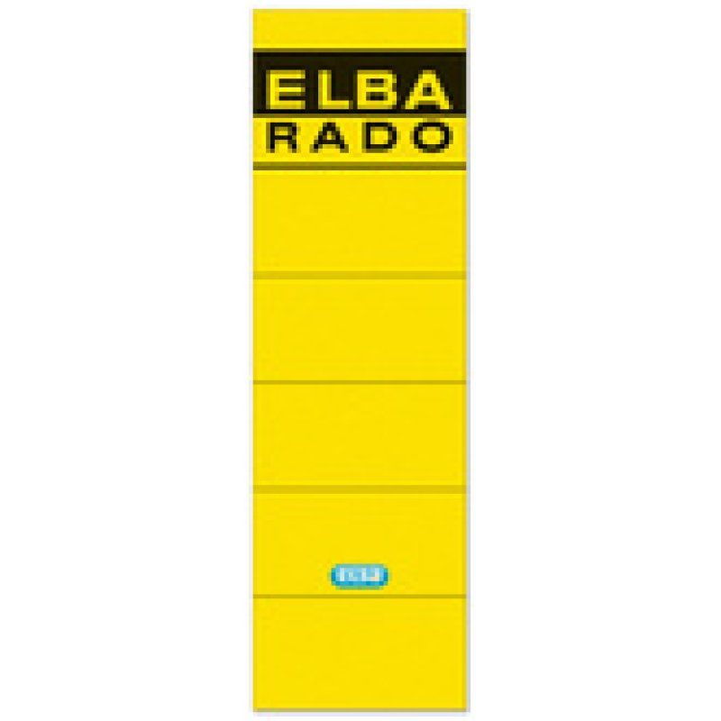 ELBA Etiquette pour dos de classeur "ELBA RADO"- blanc