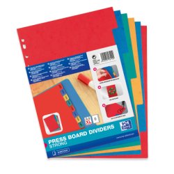Oxford 100204990 intercalaire Carton Couleurs assorties 6 pièce(s)