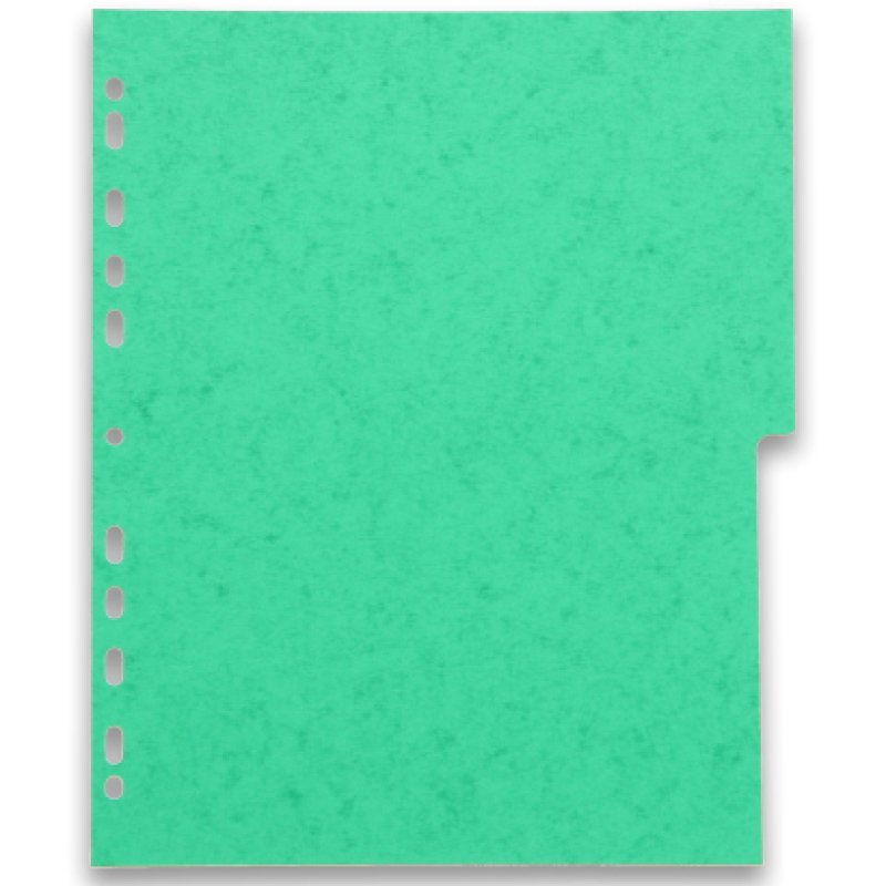 Oxford Intercalaires en carton, uni, format A4 , 6 touches