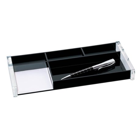 Wedo 60 1601 desk tray/organizer Acrylic Black, White
