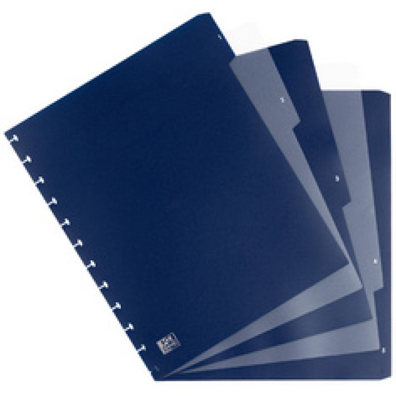 Oxford Intercalaires vario-zipp, 5 touches, 245 x 316 mm