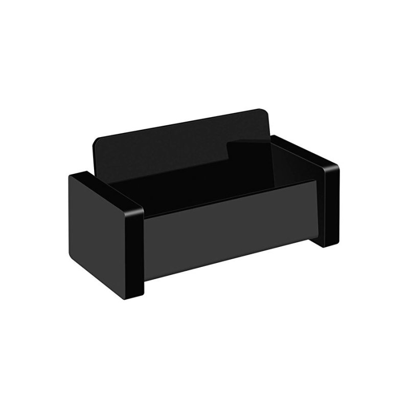 Wedo 63 4401 rangement de cartes de visites Acrylique Noir