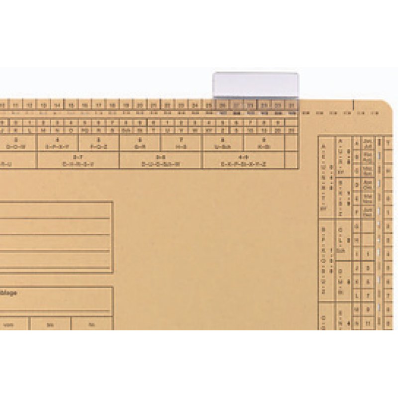 ELBA Vollsichtreiter für Einstellmappen, transparent