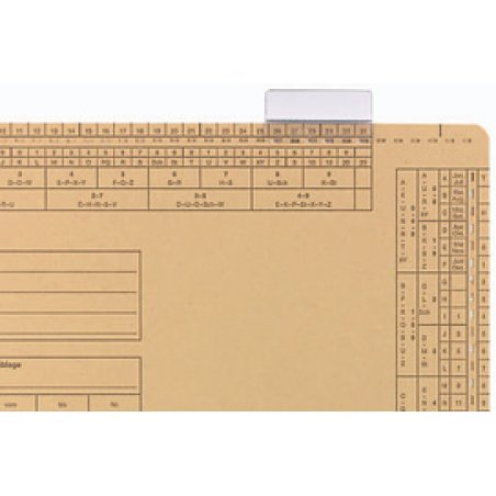 ELBA Vollsichtreiter für Einstellmappen, transparent