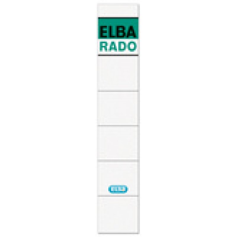ELBA Etiquette pour dos de classeur "ELBA RADO" - blanc