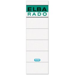 ELBA Etiquette pour dos de classeur "ELBA RADO"- blanc