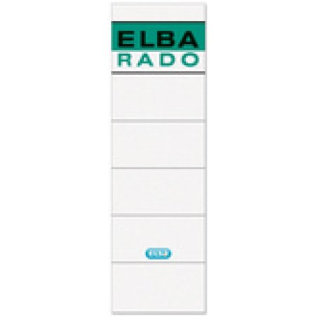 ELBA Etiquette pour dos de classeur "ELBA RADO"- blanc