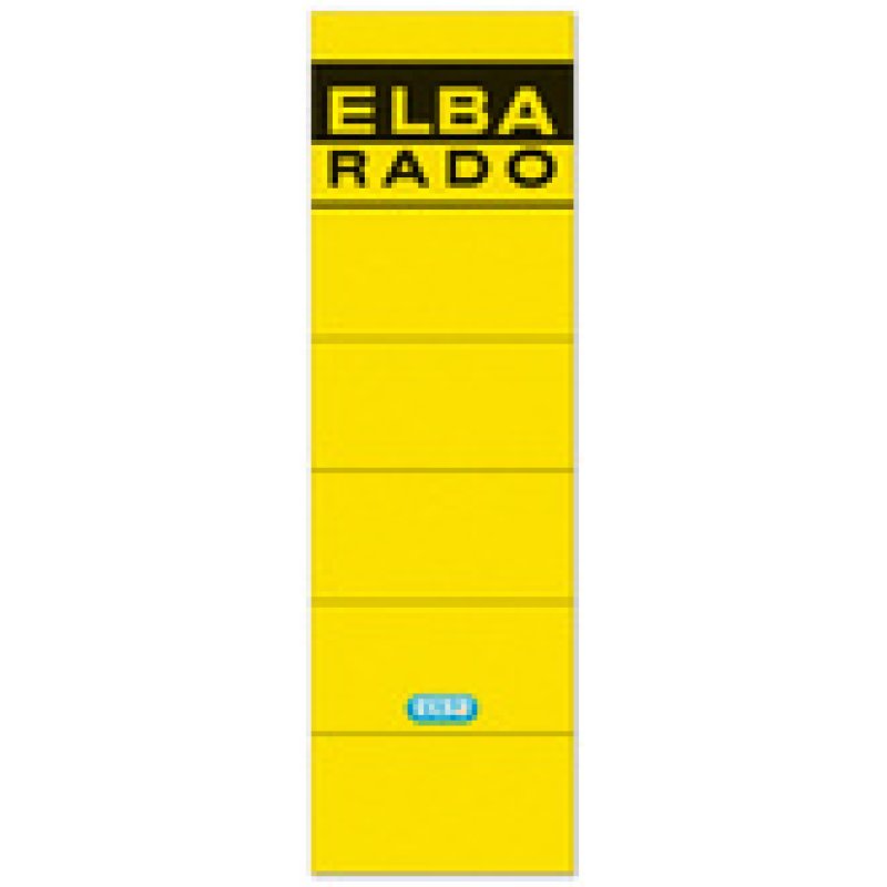 ELBA Etiquette pour dos de classeur "ELBA RADO"- blanc