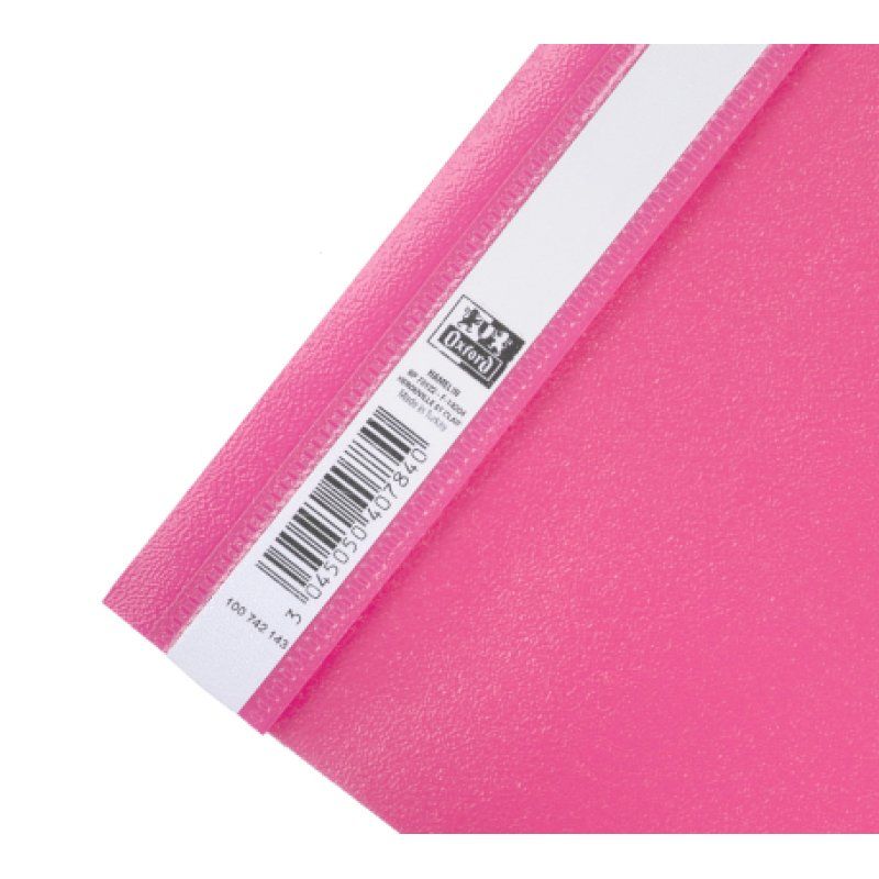 Oxford Chemise à lamelle, A4, PP, rose vif