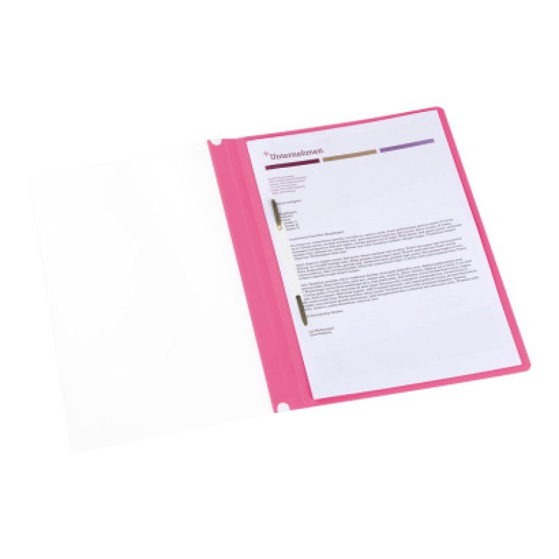 Oxford 100742143 fichier Polypropylène (PP) Rose, Transparent, Blanc A4