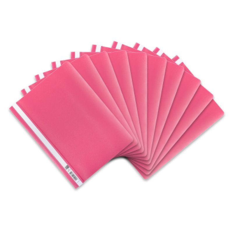 Oxford 100742143 folder Polypropylene (PP) Pink, Transparent, White A4