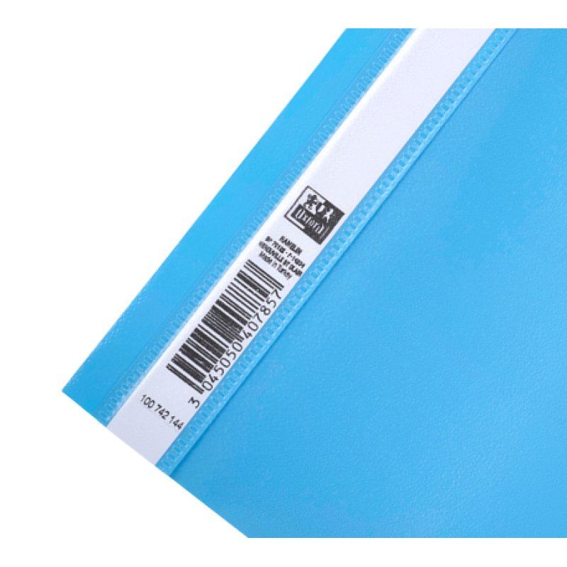 Oxford 100742144 folder Polypropylene (PP) Light Blue, Transparent, White A4