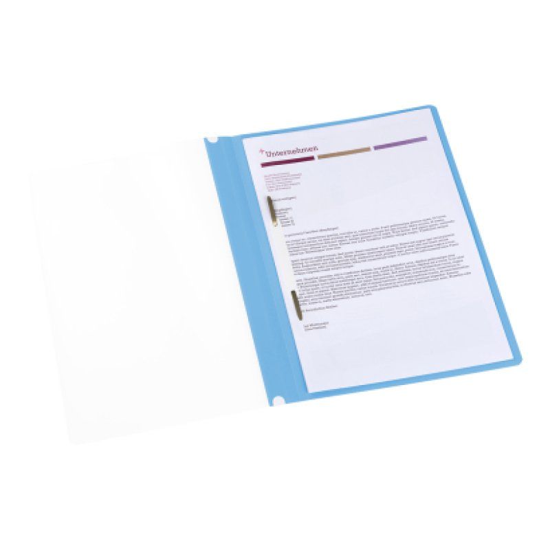 Oxford 100742144 folder Polypropylene (PP) Light Blue, Transparent, White A4