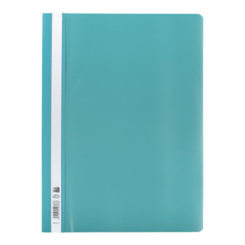Oxford 100742147 folder Polypropylene (PP) Transparent, Turquoise, White A4