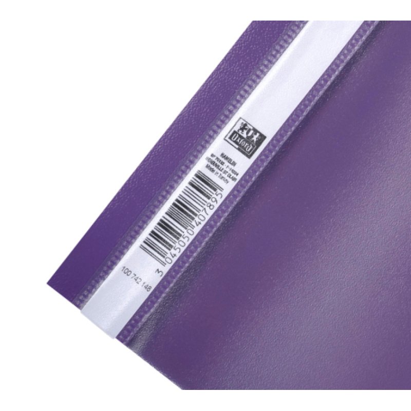 Oxford Chemise à lamelle, A4, PP, lilas