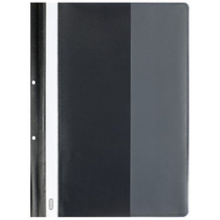 Oxford Chemise de rangement à lamelle avec soufflet, noir