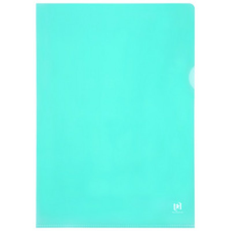 Oxford Pochettes coin Premium, A4, PVC, transparent, jaune