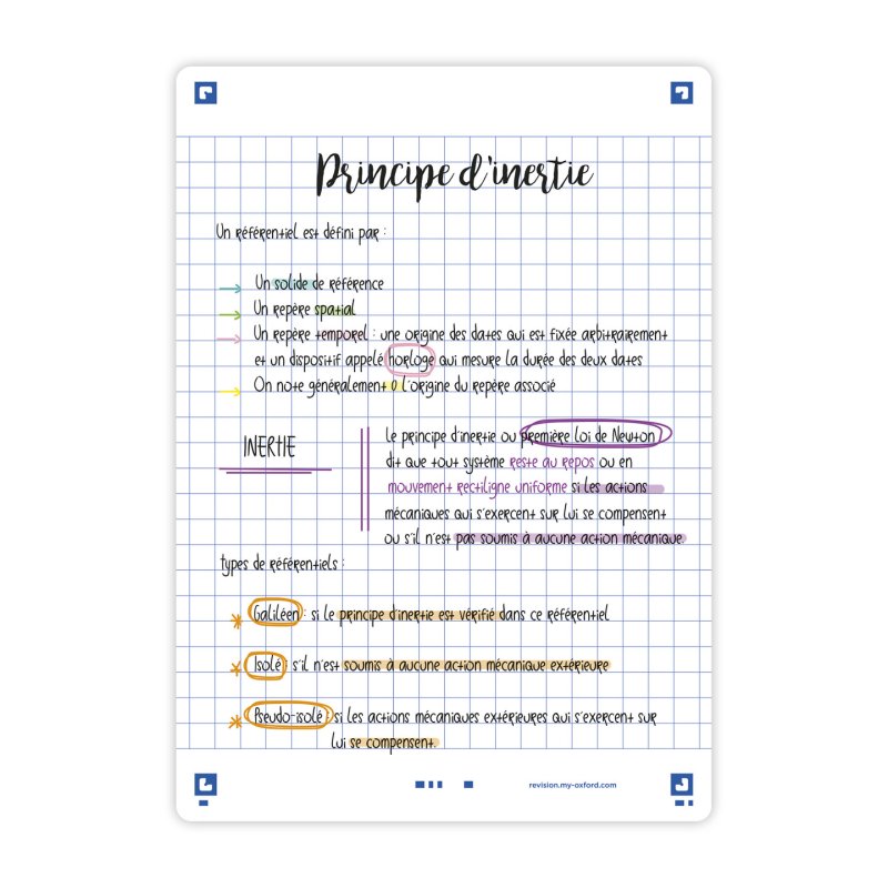 Oxford Fiches bristol REVISION 2.0, A6, blanc