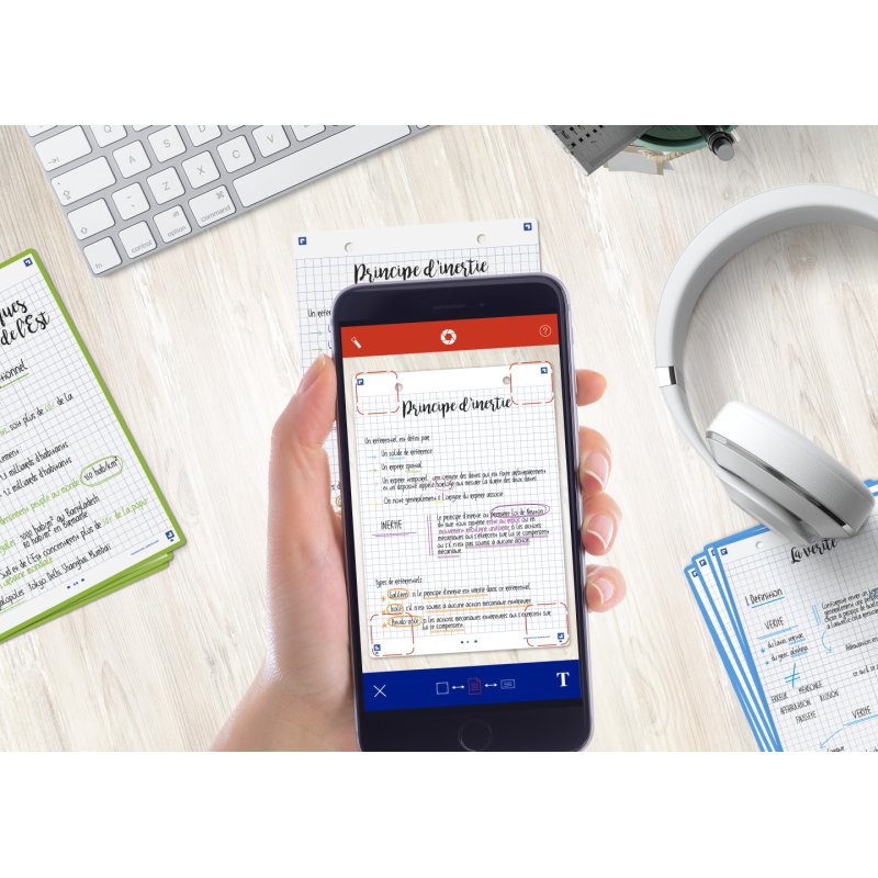 Oxford Fiches bristol REVISION 2.0, A5, blanc