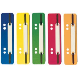 ELBA Relieurs à lamelle, PP, blanc, courts, 35 x 150 mm