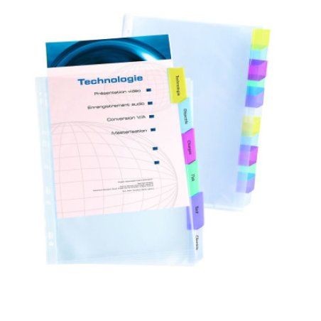 Oxford 100204586 divider Polyvinyl chloride (PVC) Transparent