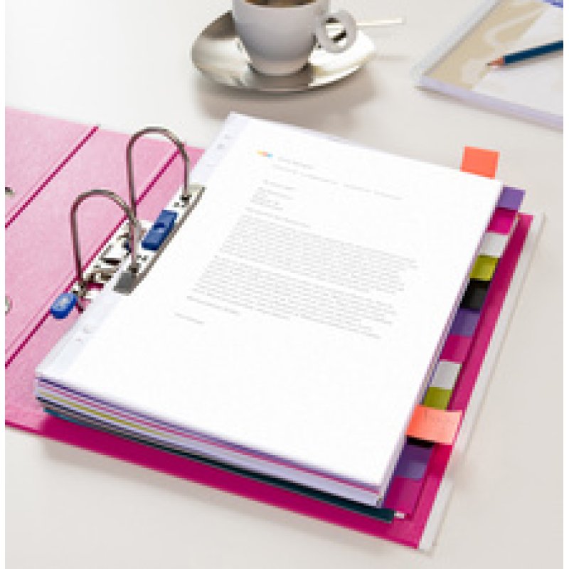 Oxford Pochettes perforées, A4, PP, antireflet, grainé