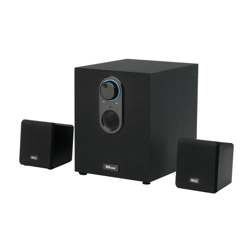 Trust Cubo 2.1 set d'enceintes 15 W PC Noir 2.1 canaux 1-voie