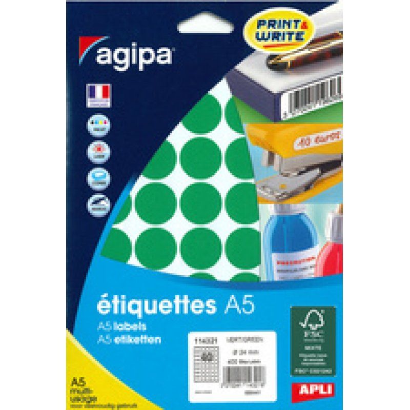 agipa Pastille de couleur, diamètre: 15 mm, rond, bleu