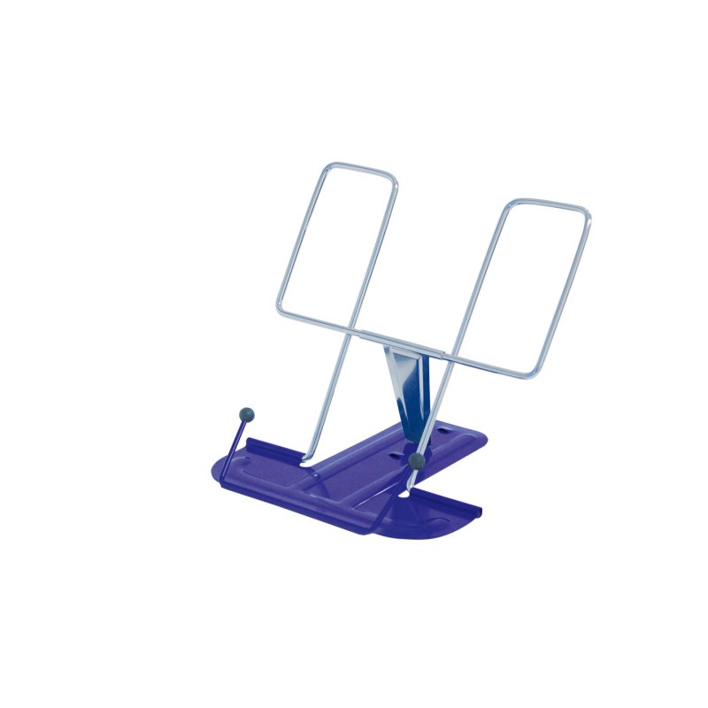 Wedo 211 7 support de livre Bleu, Vert, Violet, Rouge Métal, Nickel