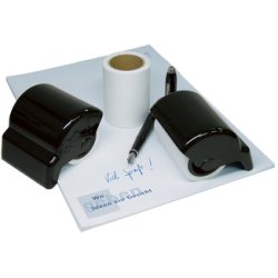 WEDO Rouleau effaceur en plastique de haute qualité, noir