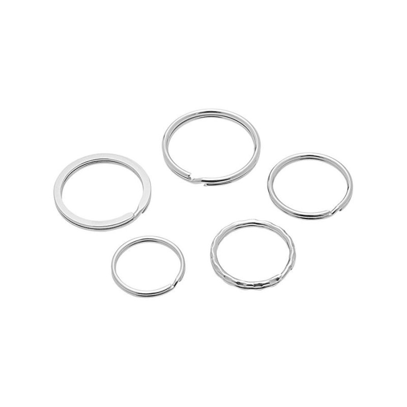 WEDO Anneaux porte-clé en métal, en sachet