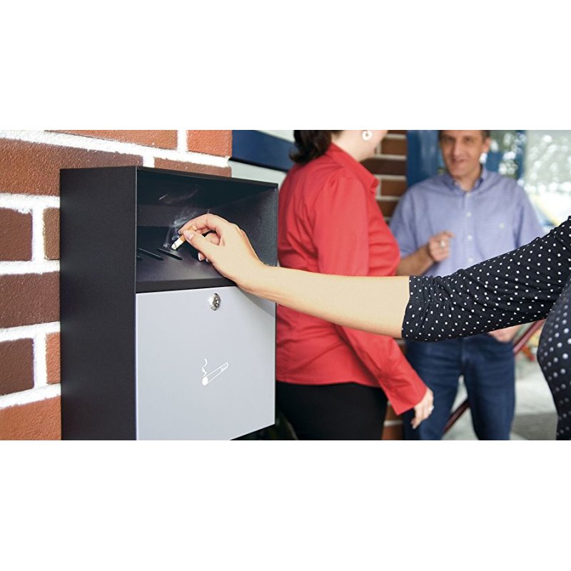 Wedo 170 38112 ashtray Rectangular Stainless steel