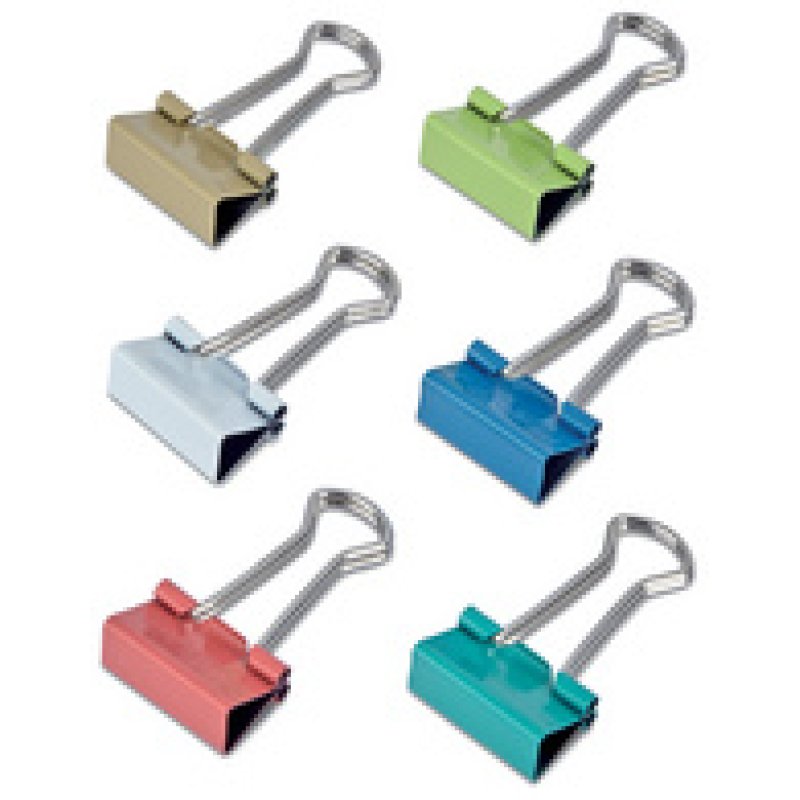 MAUL Pince double clip mauly 214, largeur: 19 mm, blanc