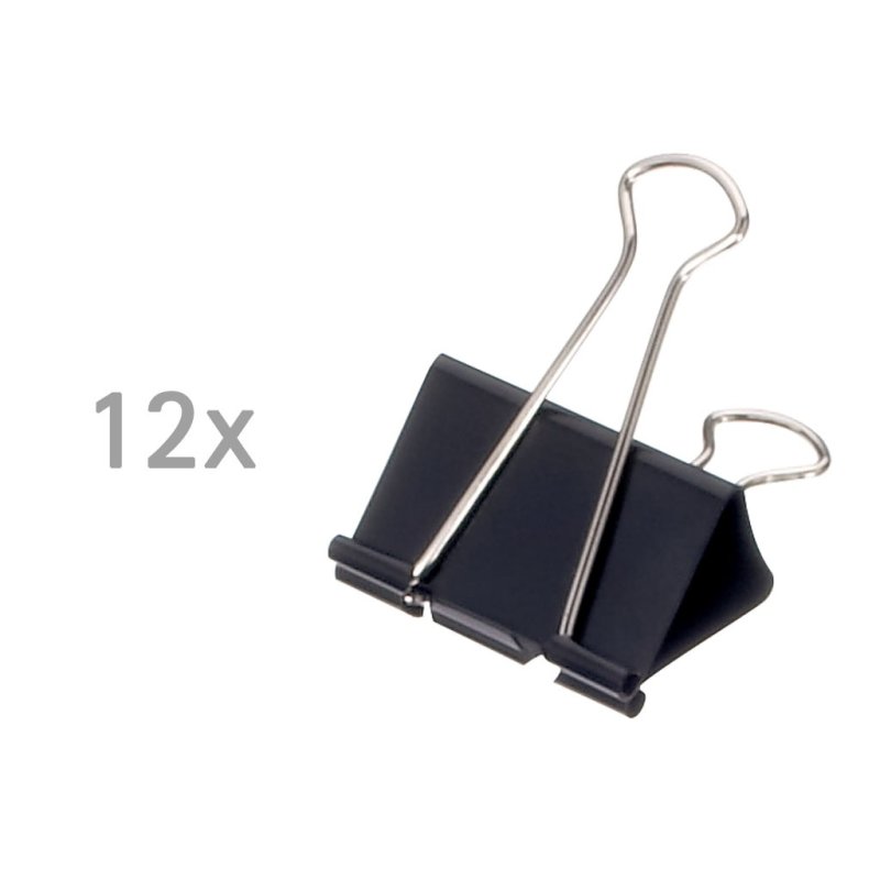 MAUL Pince double clip mauly 214, largeur: 41 mm, noir