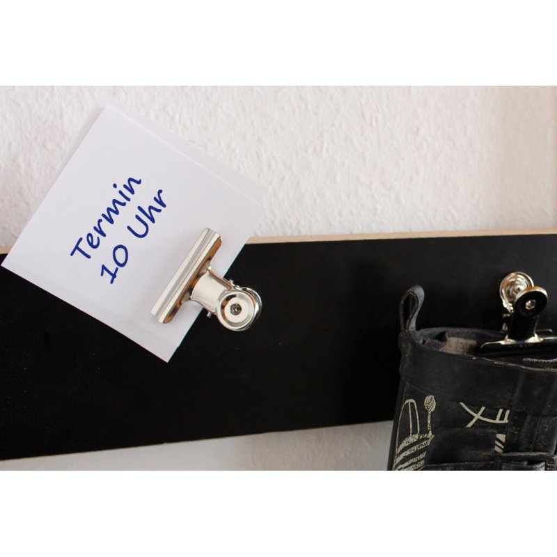 MAUL Pince-lettres en métal, couleur: nickel, largeur: 30 mm