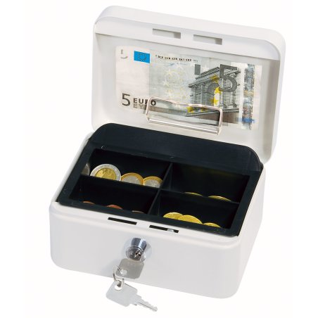 Wedo 145 100H cash/ticket box Steel White