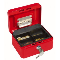 Wedo 145 102H cash/ticket box Steel Red