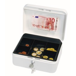 Wedo 145 200H cash/ticket box Steel White